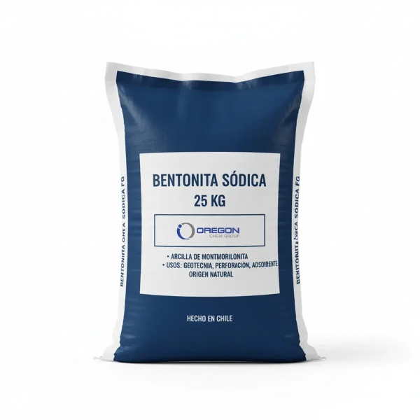 Bentonita Sódica 25 KG Oregon Chem